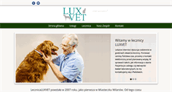 Desktop Screenshot of luxvet.pl